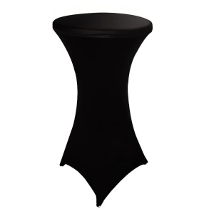 black lycra sock for cocktail tables