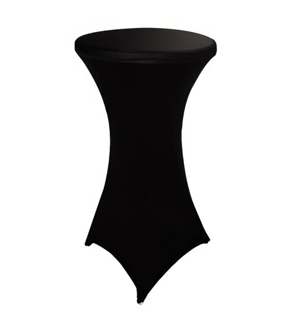 black lycra sock for cocktail tables