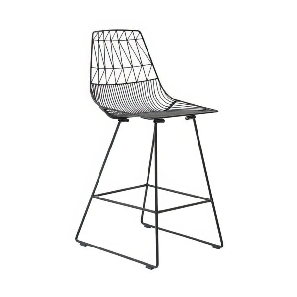 Black Wire Stool