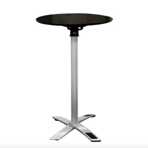 Black cocktail bar table