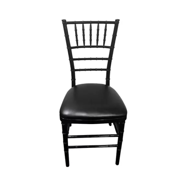 black tiffany chair hire