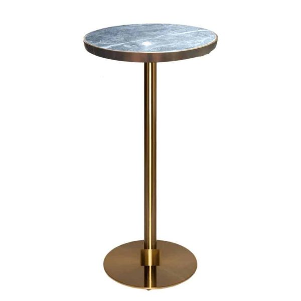 blue marble brass cocktail table