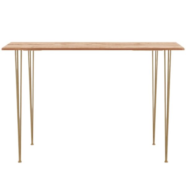 Gold Hairpin High Bar Table