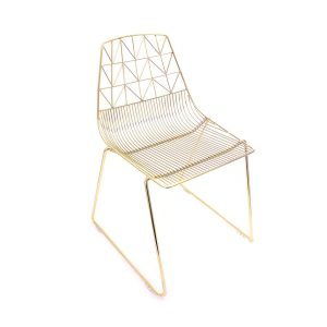 Gold Wire Chairs