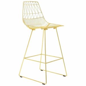 Gold Wire Stool