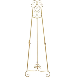 gold french style easel