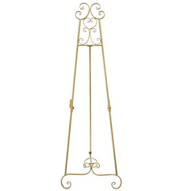 gold french style easel