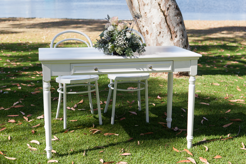 White Vintage Table Hire