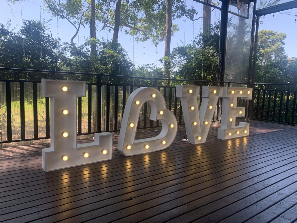 Light up LOVE Letters