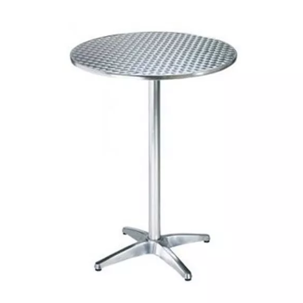 stainless steel cocktail table