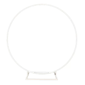 bridal hoop in white colour